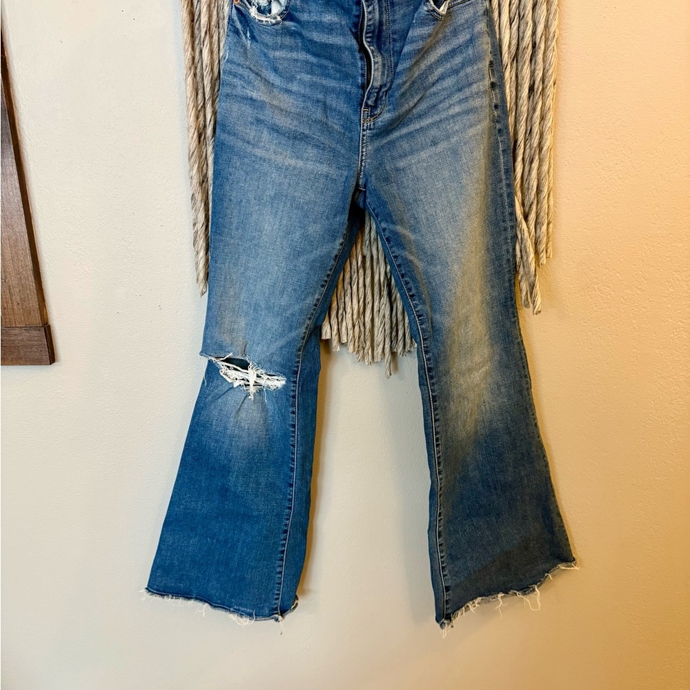 American Eagle Outfitters Blue Flare Jeans